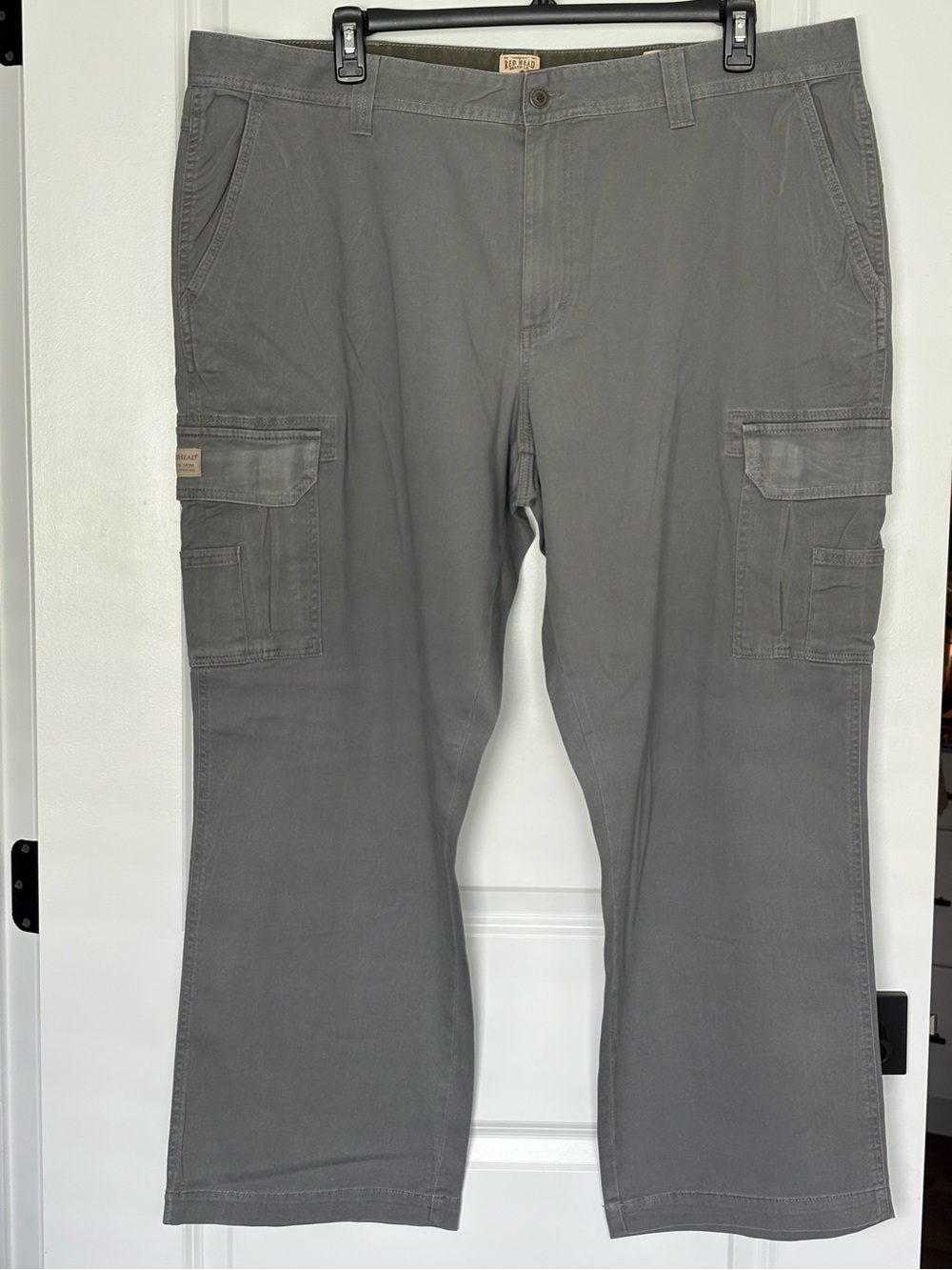 RedHead Ripstop Flex Cargo Pants Men’s Gray Cargo Utility Pants Size 44X 30